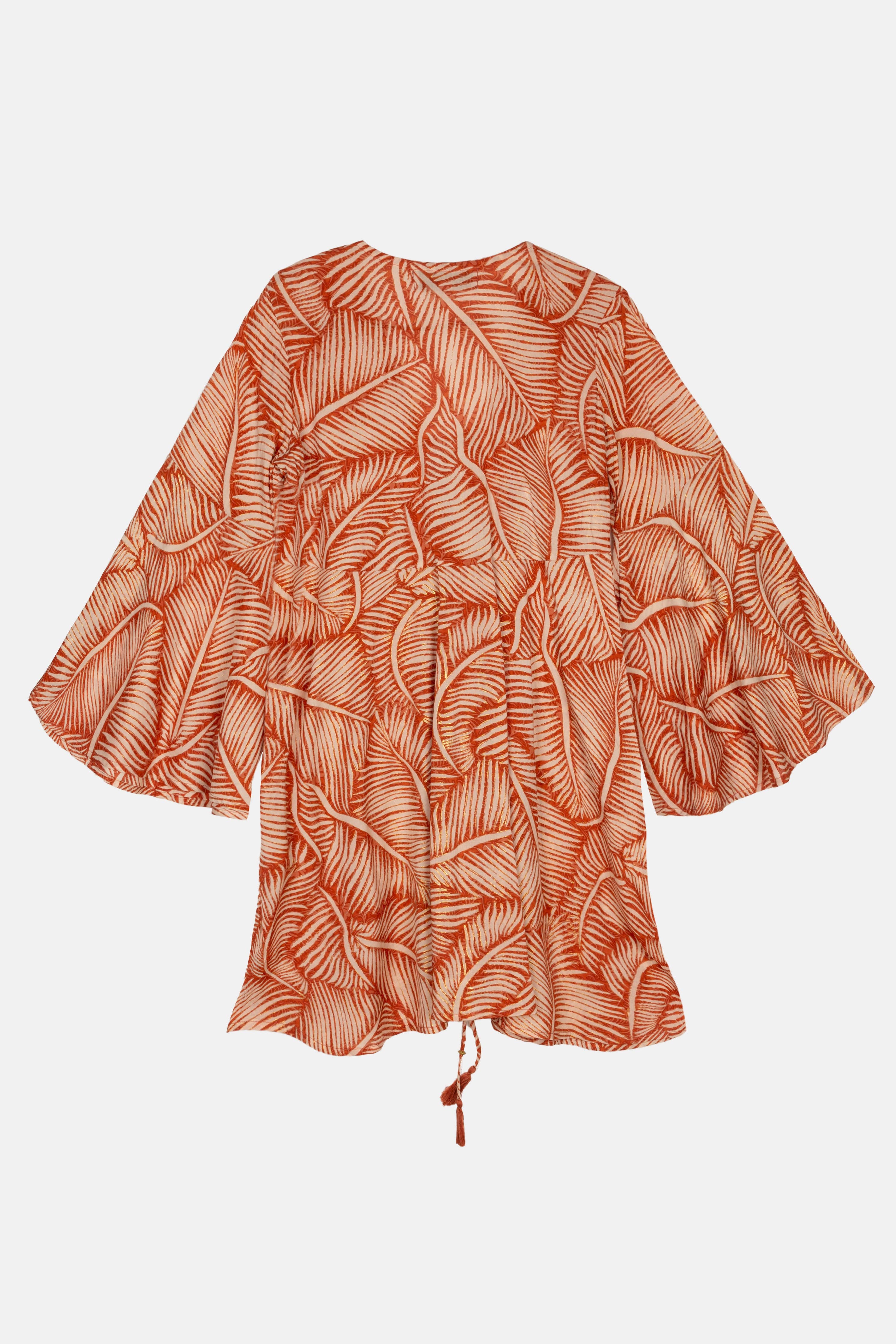 PALMENBRAUNES KURZES KLEID Piti Cuiti