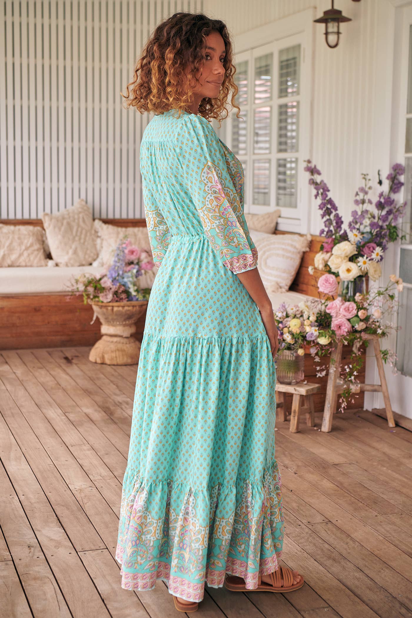 Atlantis Print Tessa Maxi Jaase