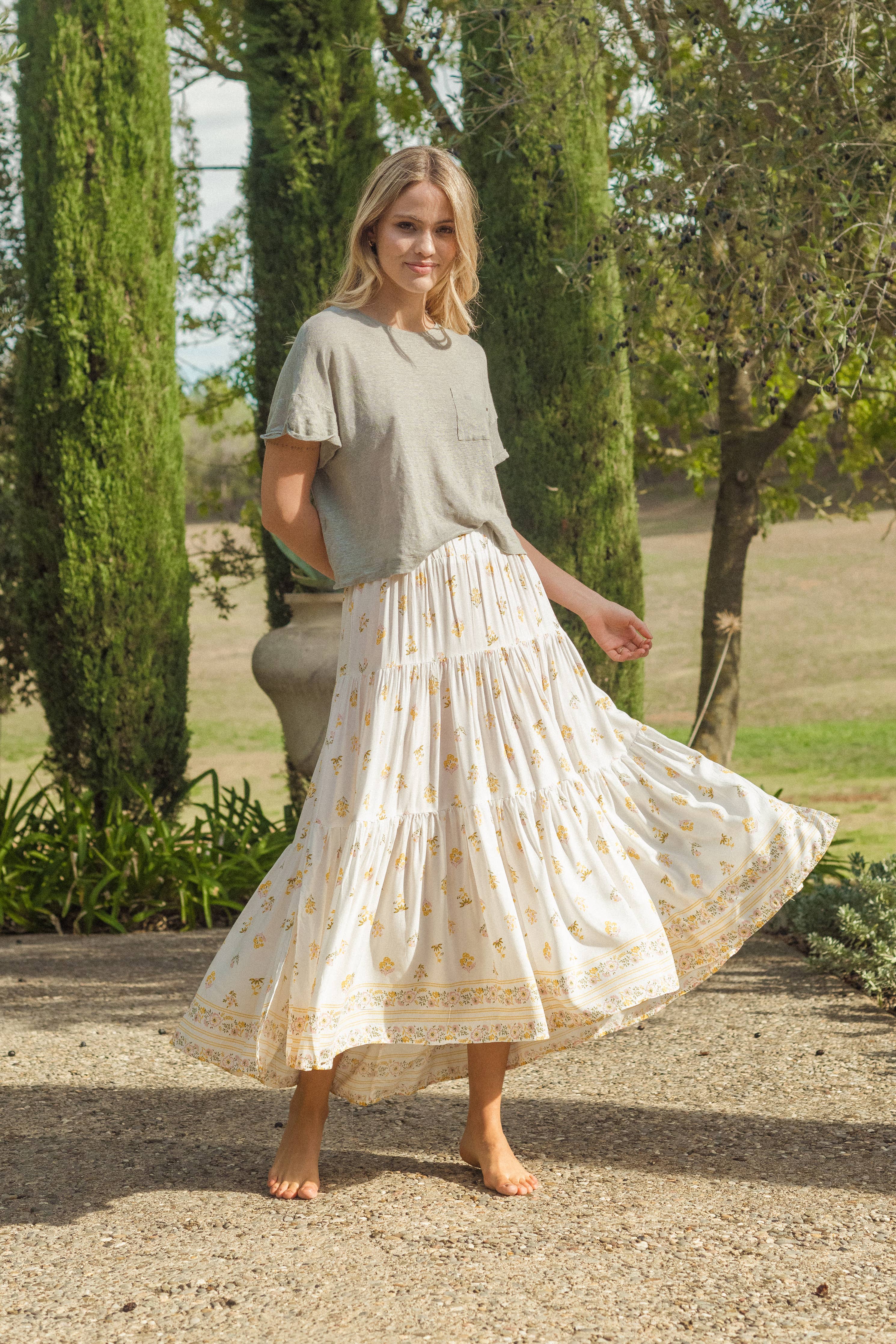 Lucinda Rock mit Zitronenmyrten-Print Jaase