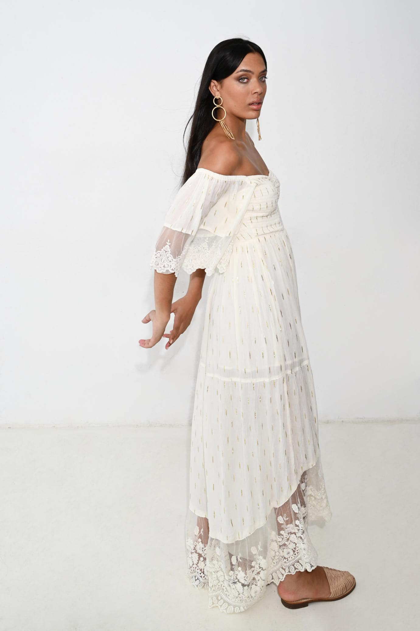 WEISSES LANGES KLEID VON KATIA Piti Cuiti