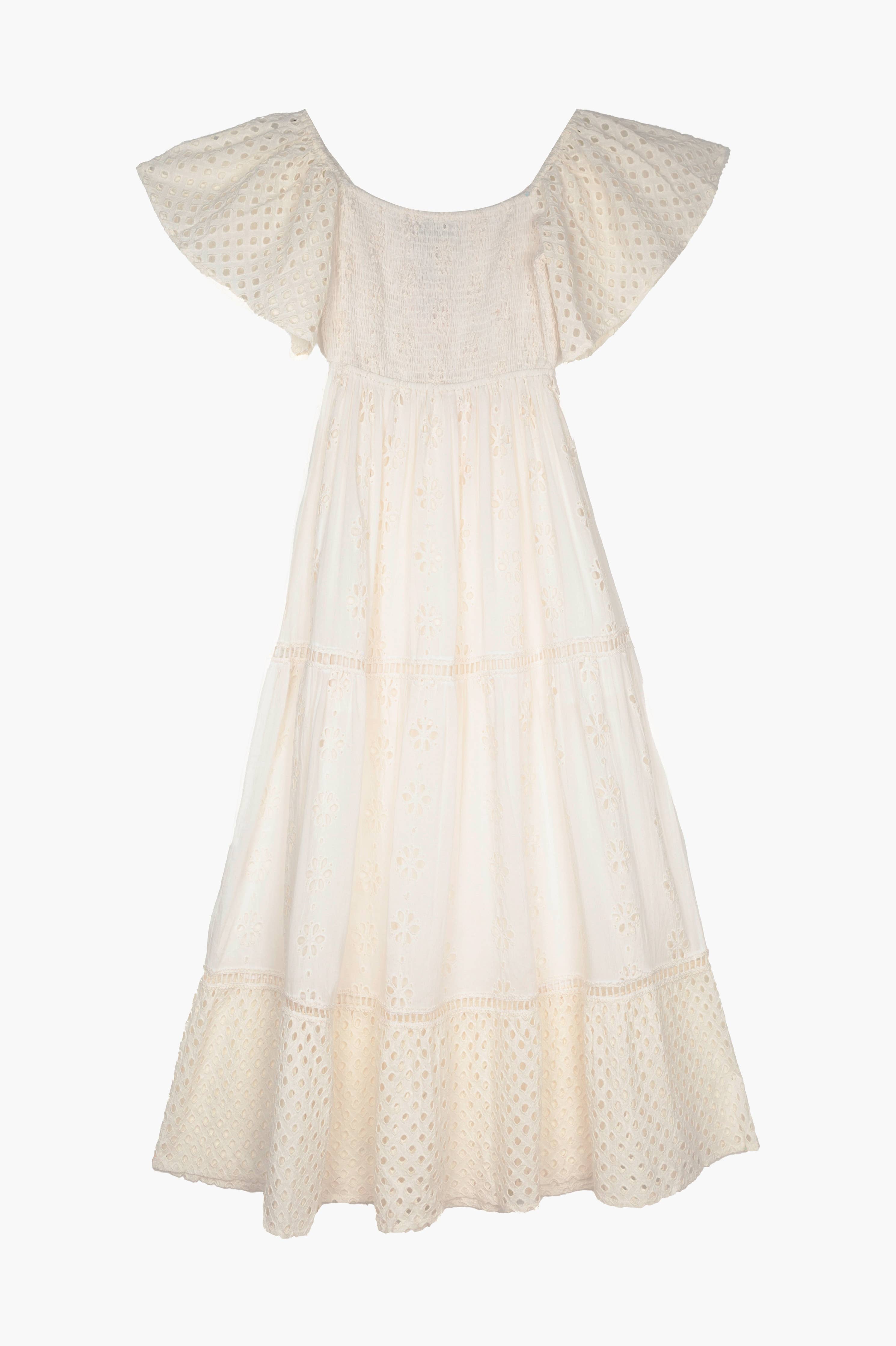 SICILIA WEISSES LANGES KLEID Piti Cuiti