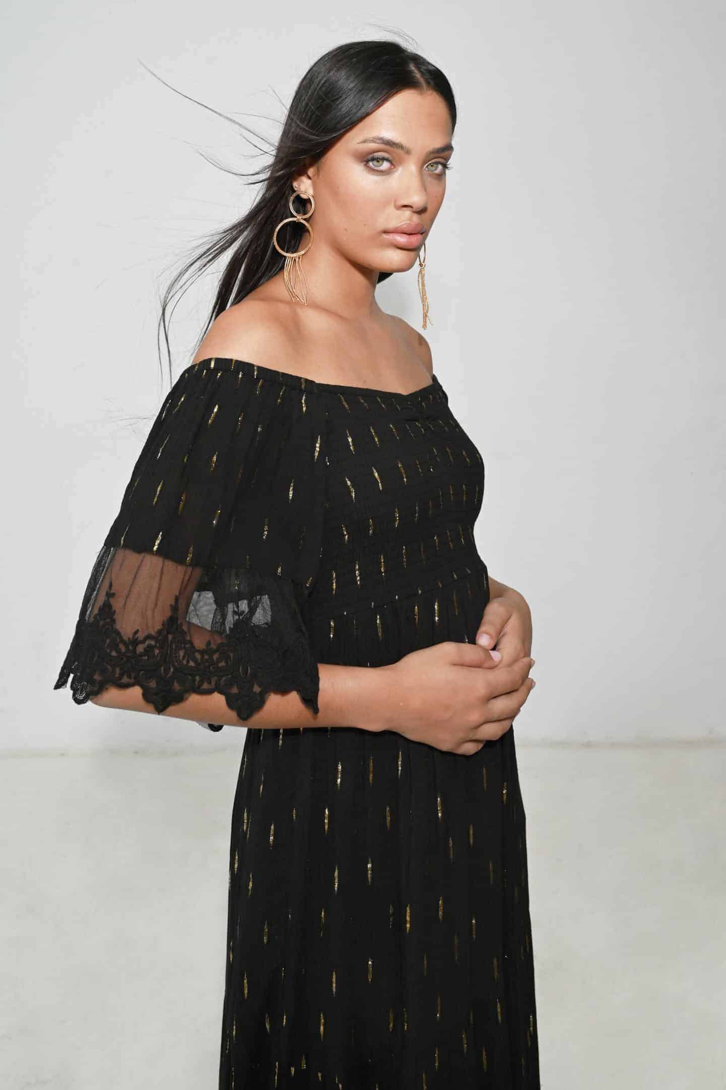 KATIA SCHWARZES LANGES KLEID Piti Cuiti