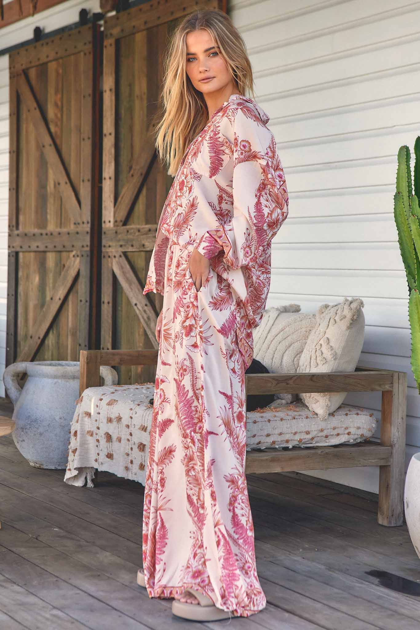 Jaase Balmy Night Print Boho Pants Jaase Australia