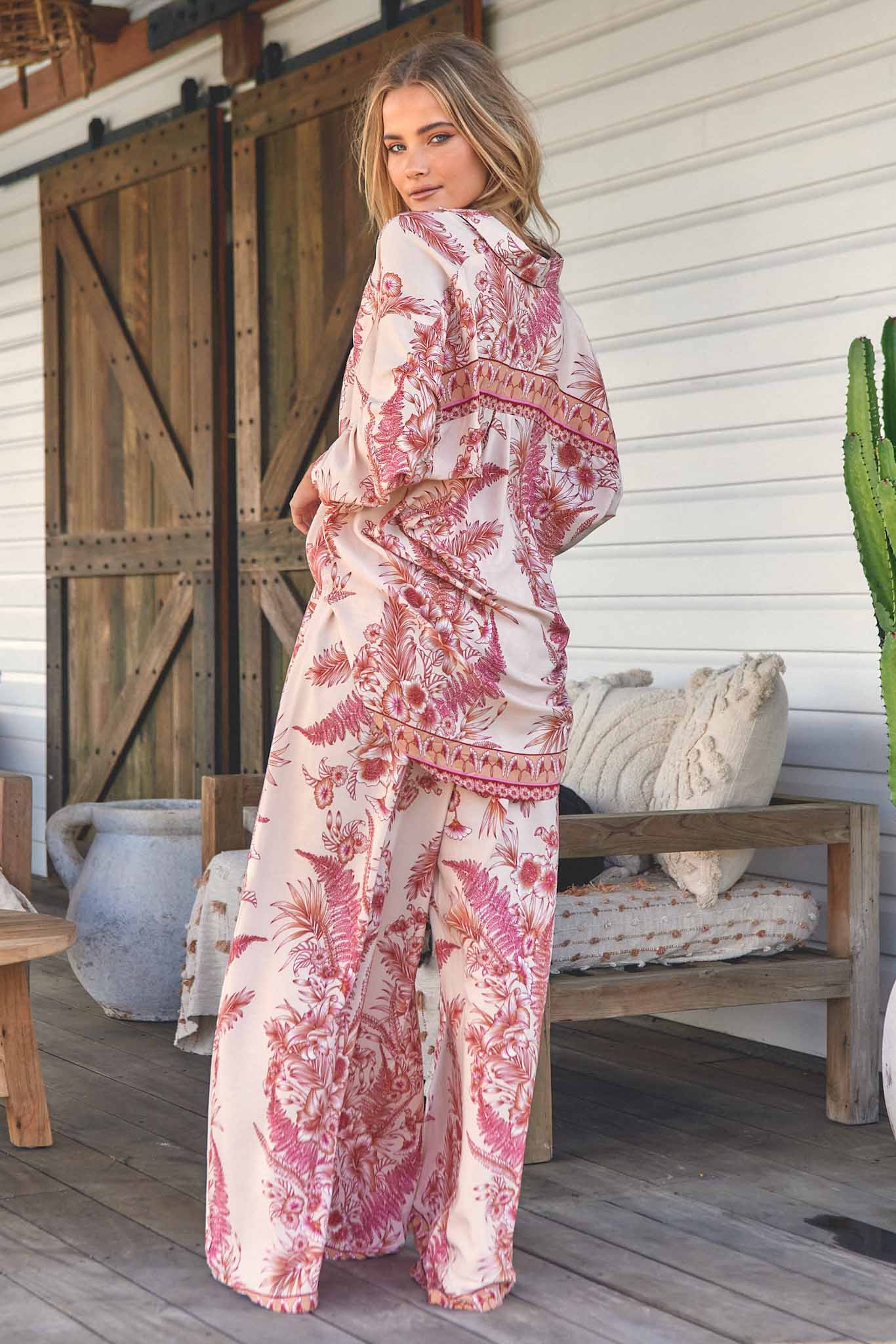 Jaase Balmy Night Print Boho Pants Jaase Australia