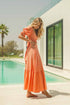 Jaase Peach Paradise Print Maxirock Jaase Australia