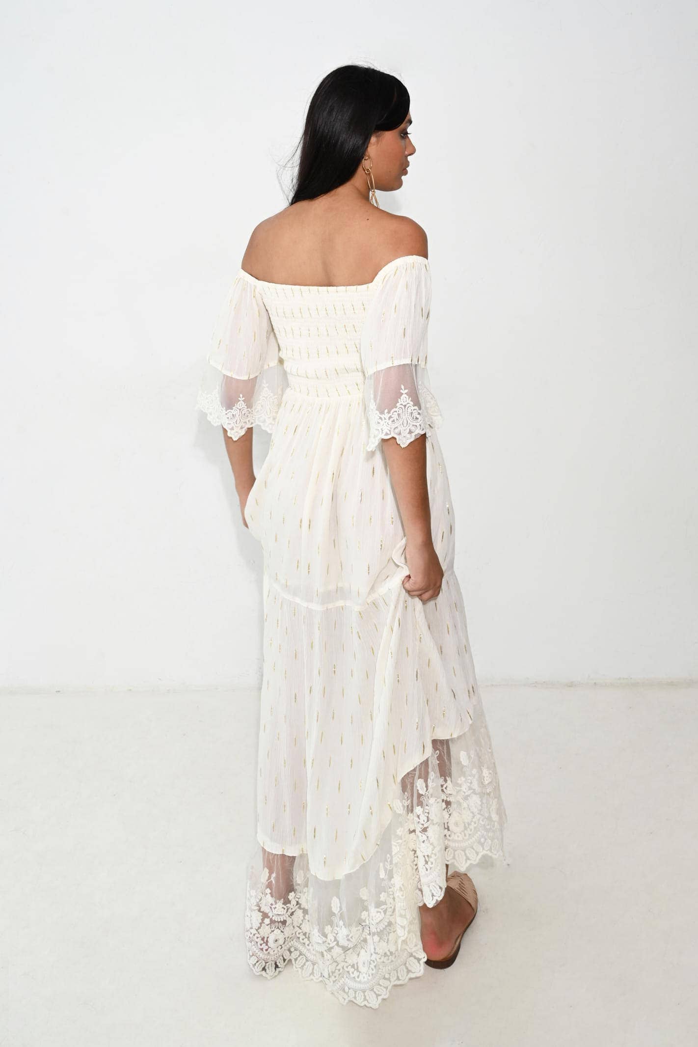 WEISSES LANGES KLEID VON KATIA Piti Cuiti