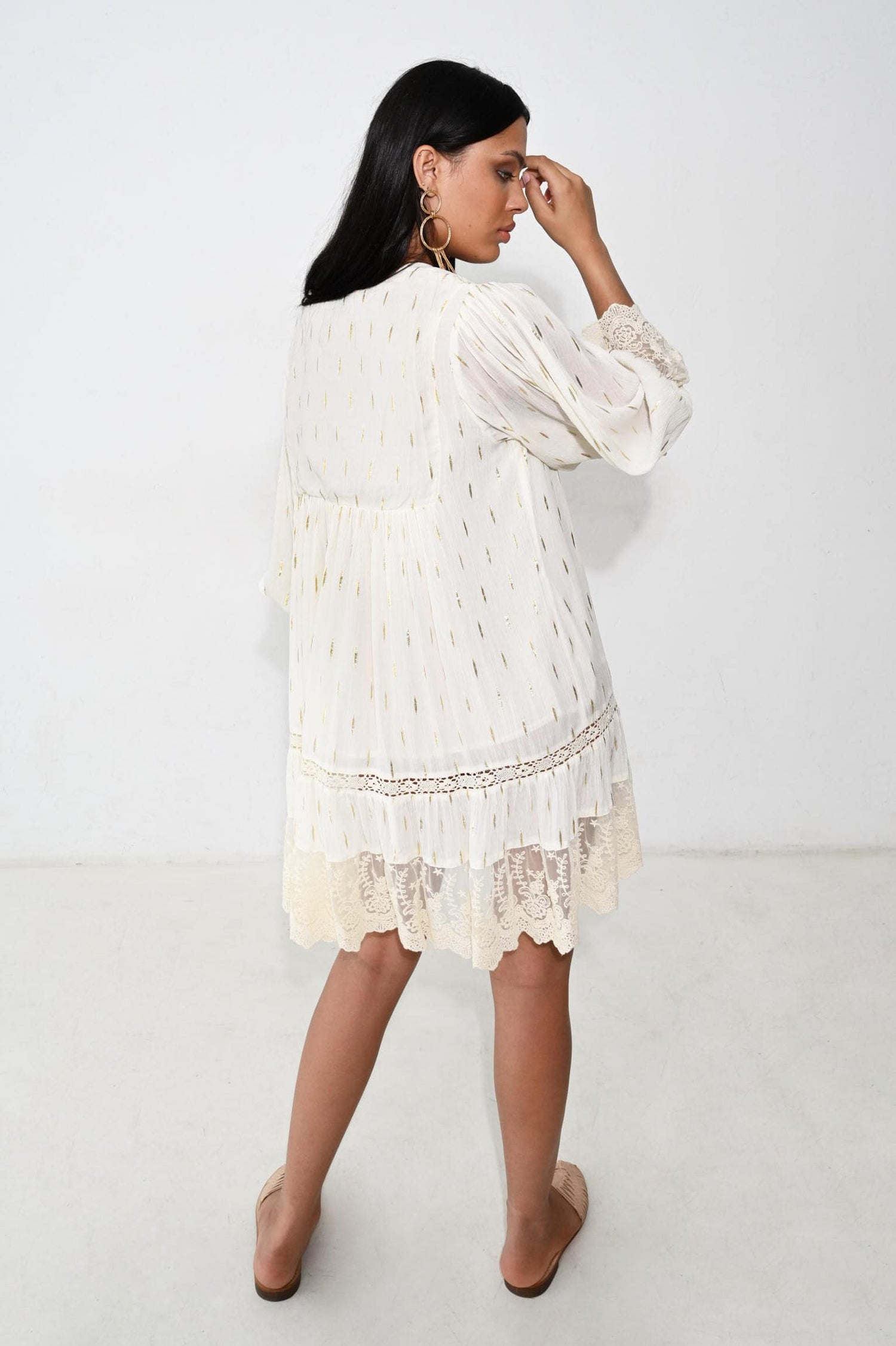 WEISSES KURZES KLEID KATIA Piti Cuiti