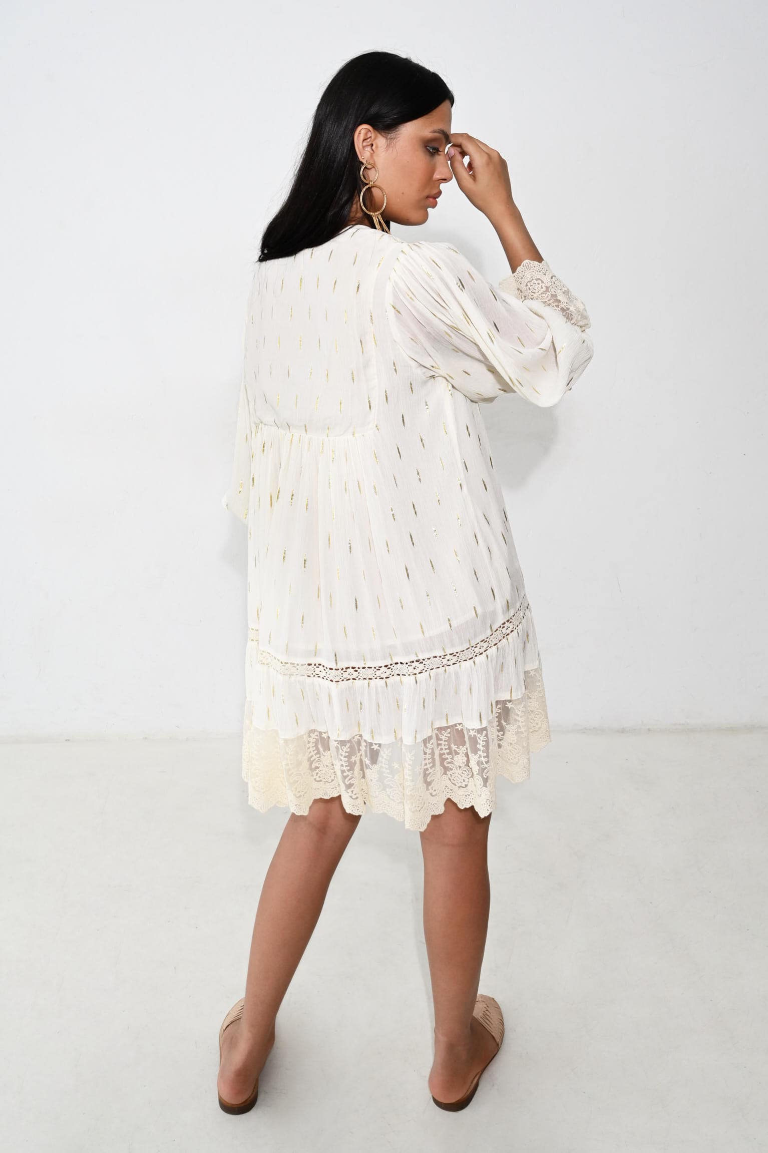 WEISSES KURZES KLEID KATIA Piti Cuiti