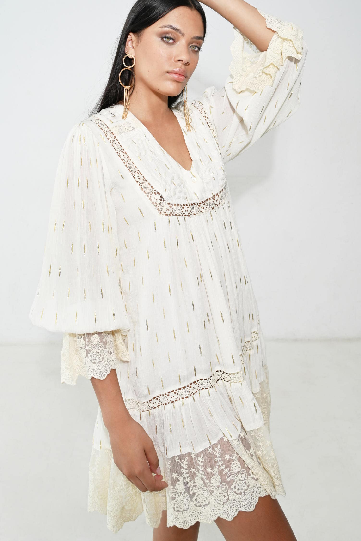 WEISSES KURZES KLEID KATIA Piti Cuiti