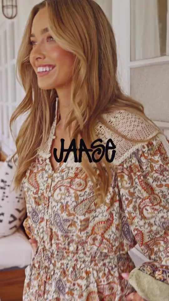 Jaase - Oakie - Robe courte Olivia imprimée