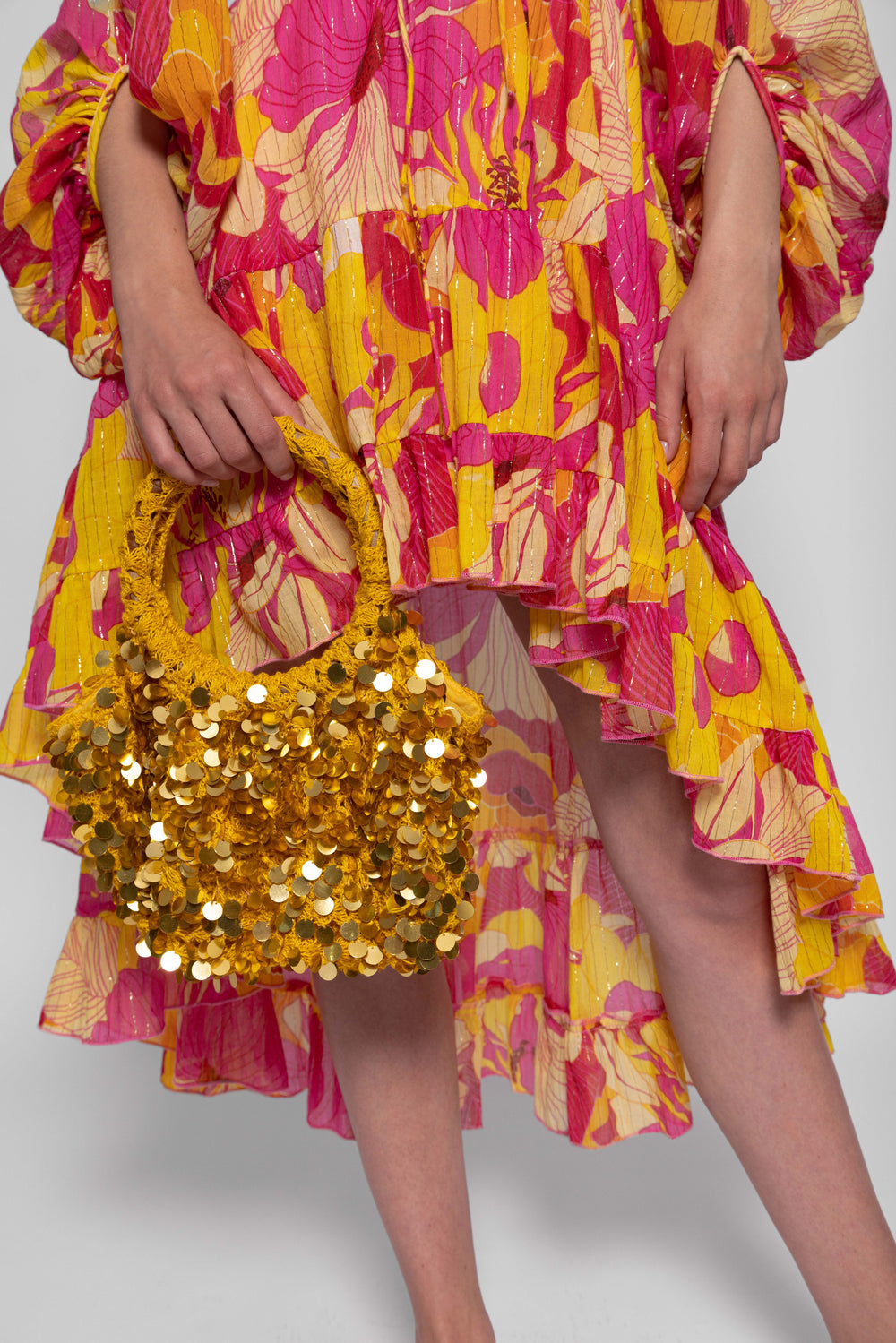 Esther Flower Print Midikleid SUNDRESS