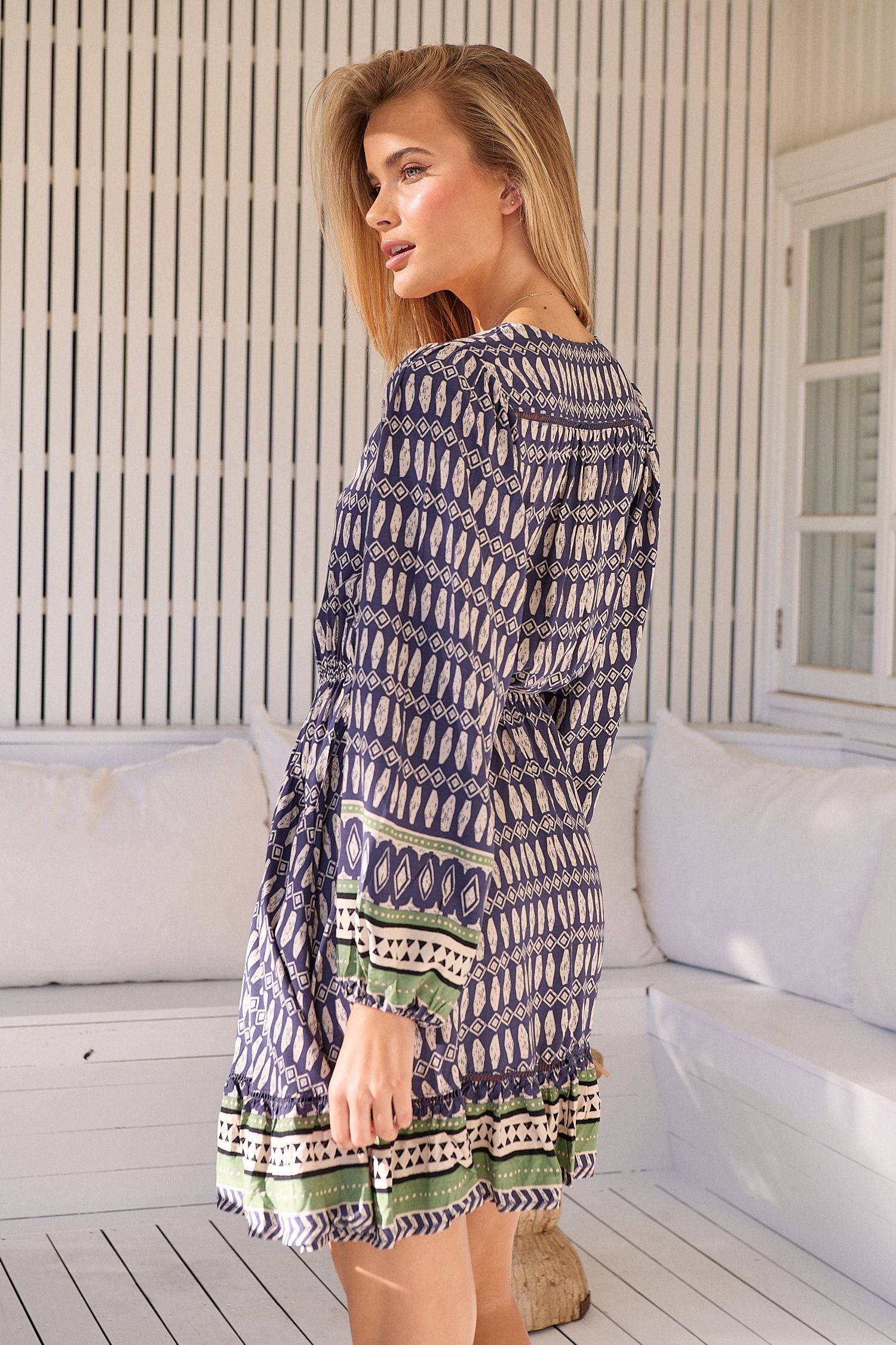 Jaase Lorena Print Lizzie Minikleid – Dein Must-Have aus der neuen Herbstkollektion Jaase