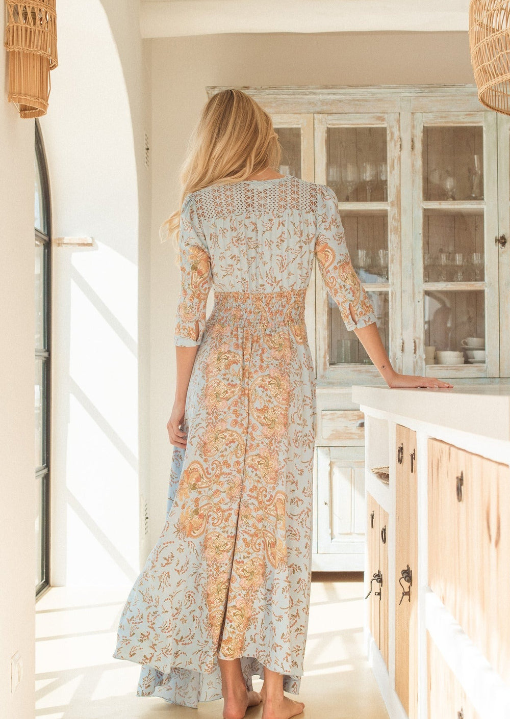Jaase Marlin Print Indiana Maxikleid Jaase Australia