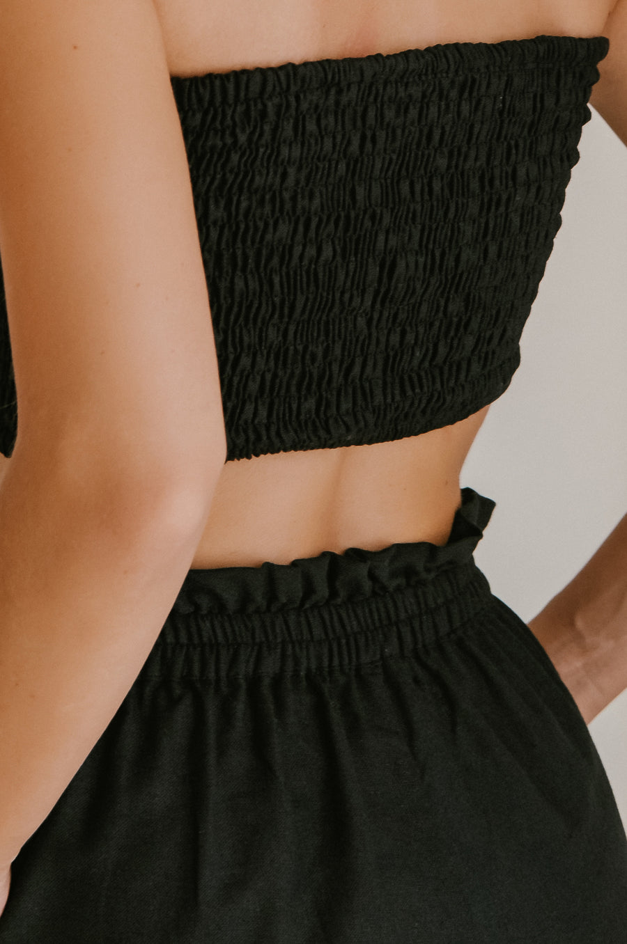 Delhi Linen Pants - Black Frollein Herzblut