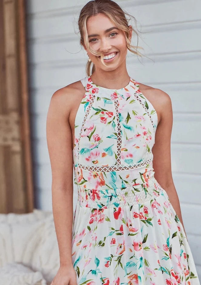 Jaase Solana Print Endless Summer Maxikleid Frollein Herzblut