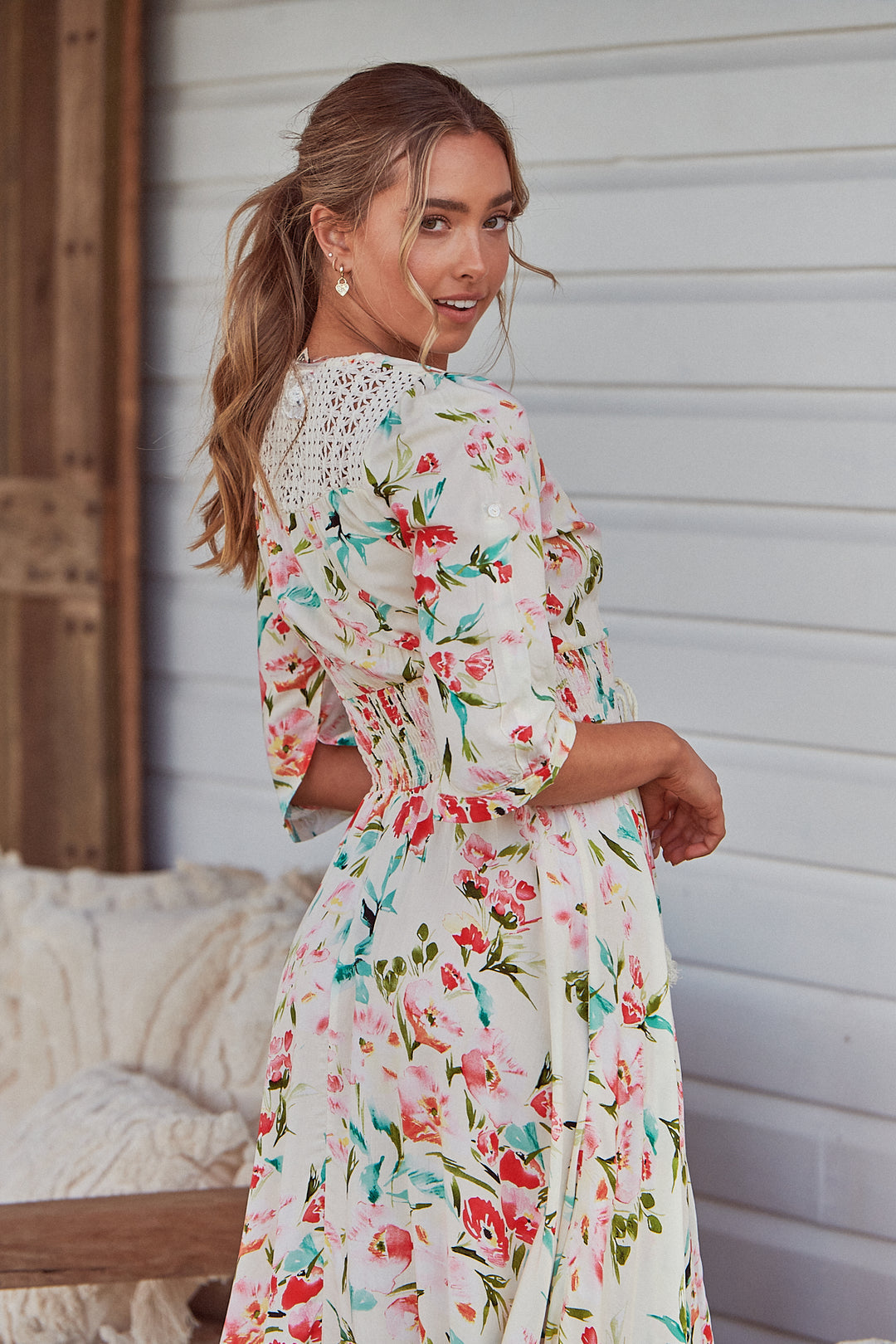 Jaase Solana Print Indiana Maxikleid Frollein Herzblut