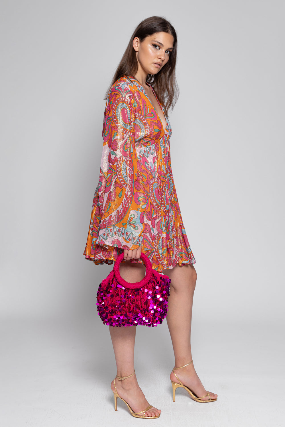 Minikleid Maud Marbella Havana Framboise SUNDRESS