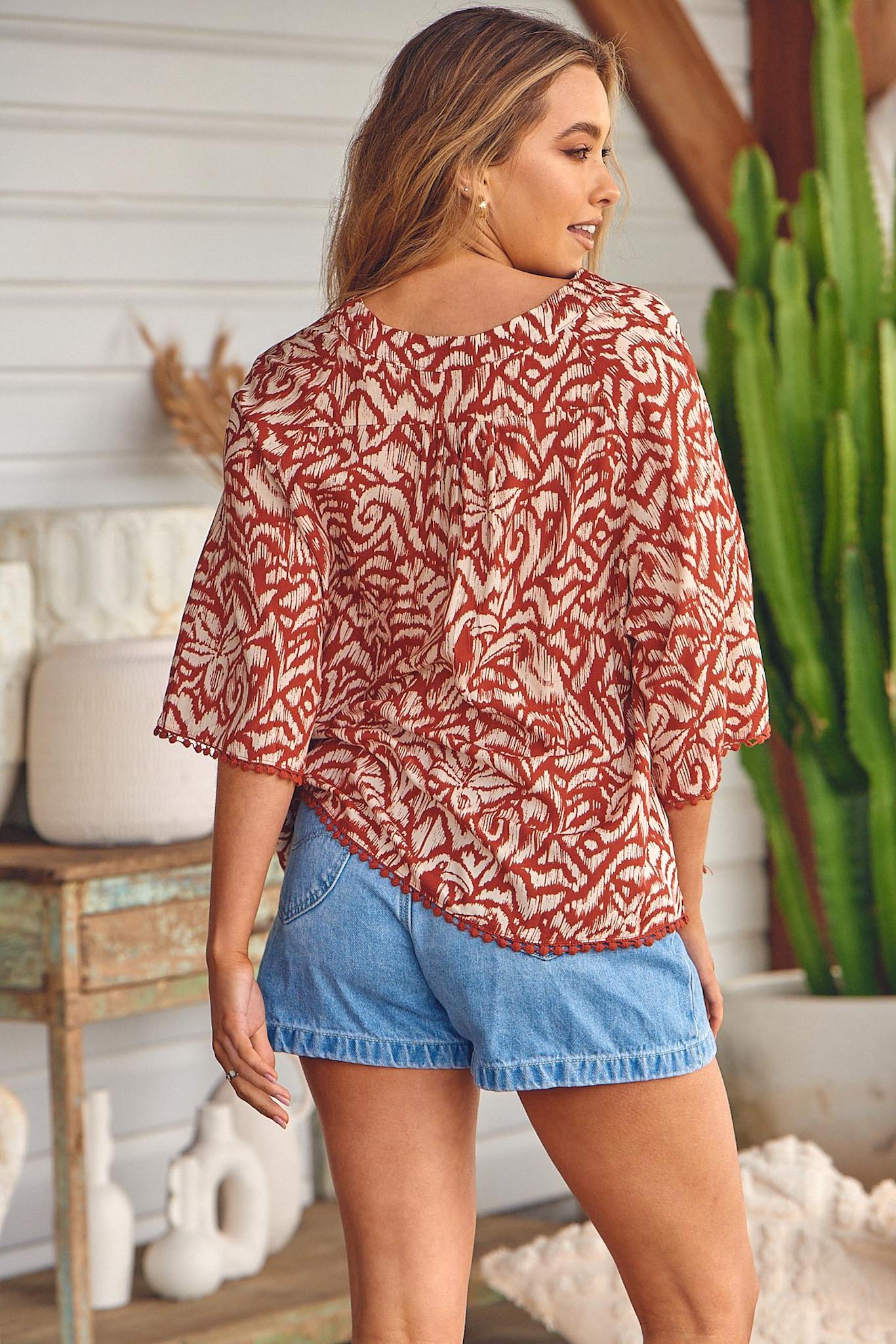 Jaase Sarabi Print Gabriella Top Frollein Herzblut