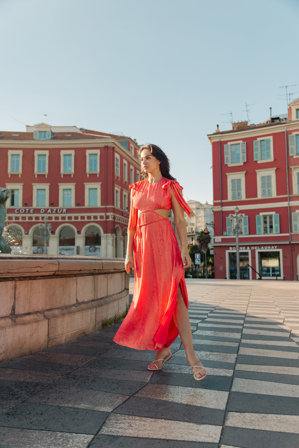 Anja IOS Grenadine Maxikleid SUNDRESS