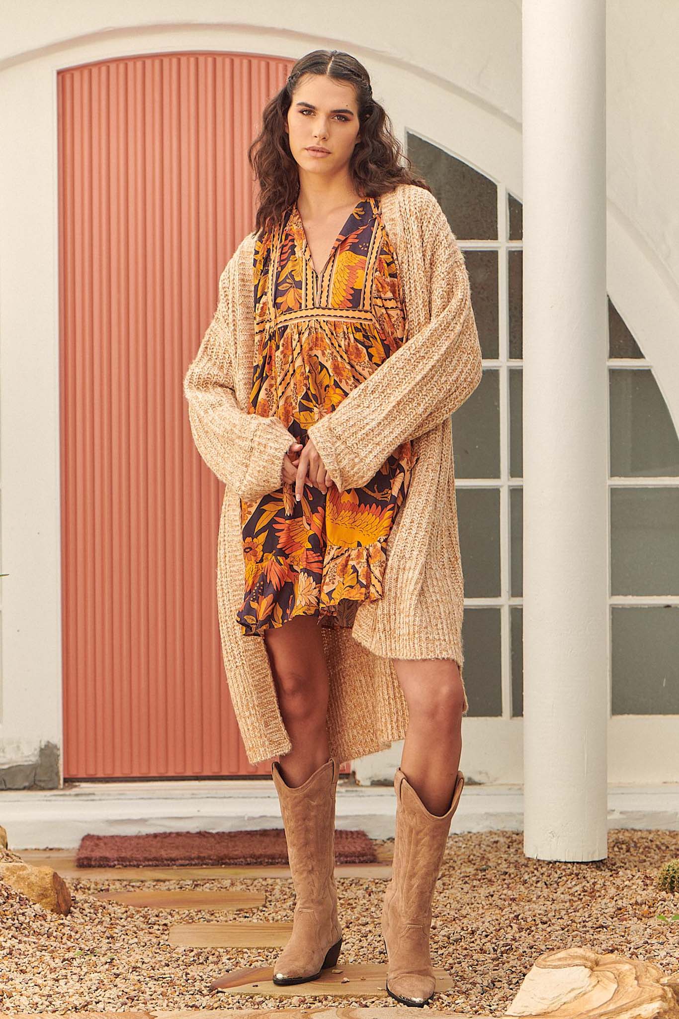Jaase Autumn Glory Print Zarina Kleid Frollein Herzblut