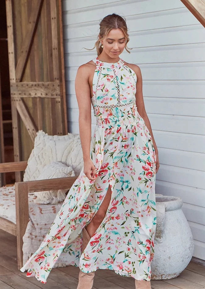 Jaase Solana Print Endless Summer Maxikleid Frollein Herzblut