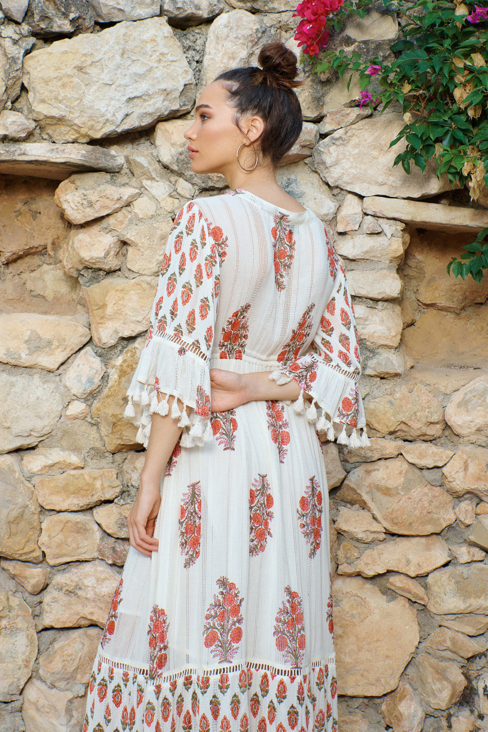 Maxikleid Aloe rot Piti Cuiti