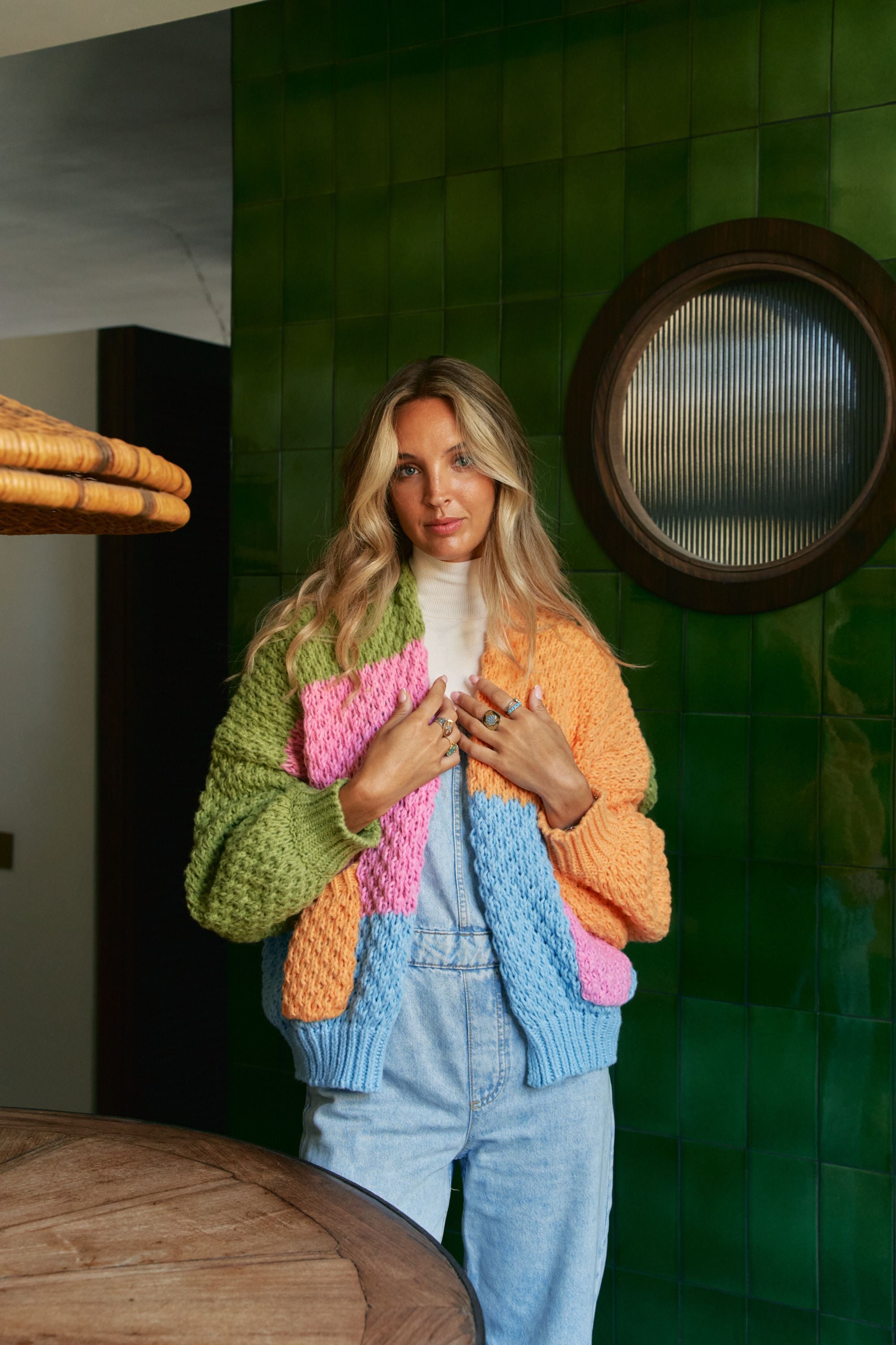 Jaase Dandelion Bloom Strickjacke - Farbexplosion für kühle Herbsttage Frollein Herzblut