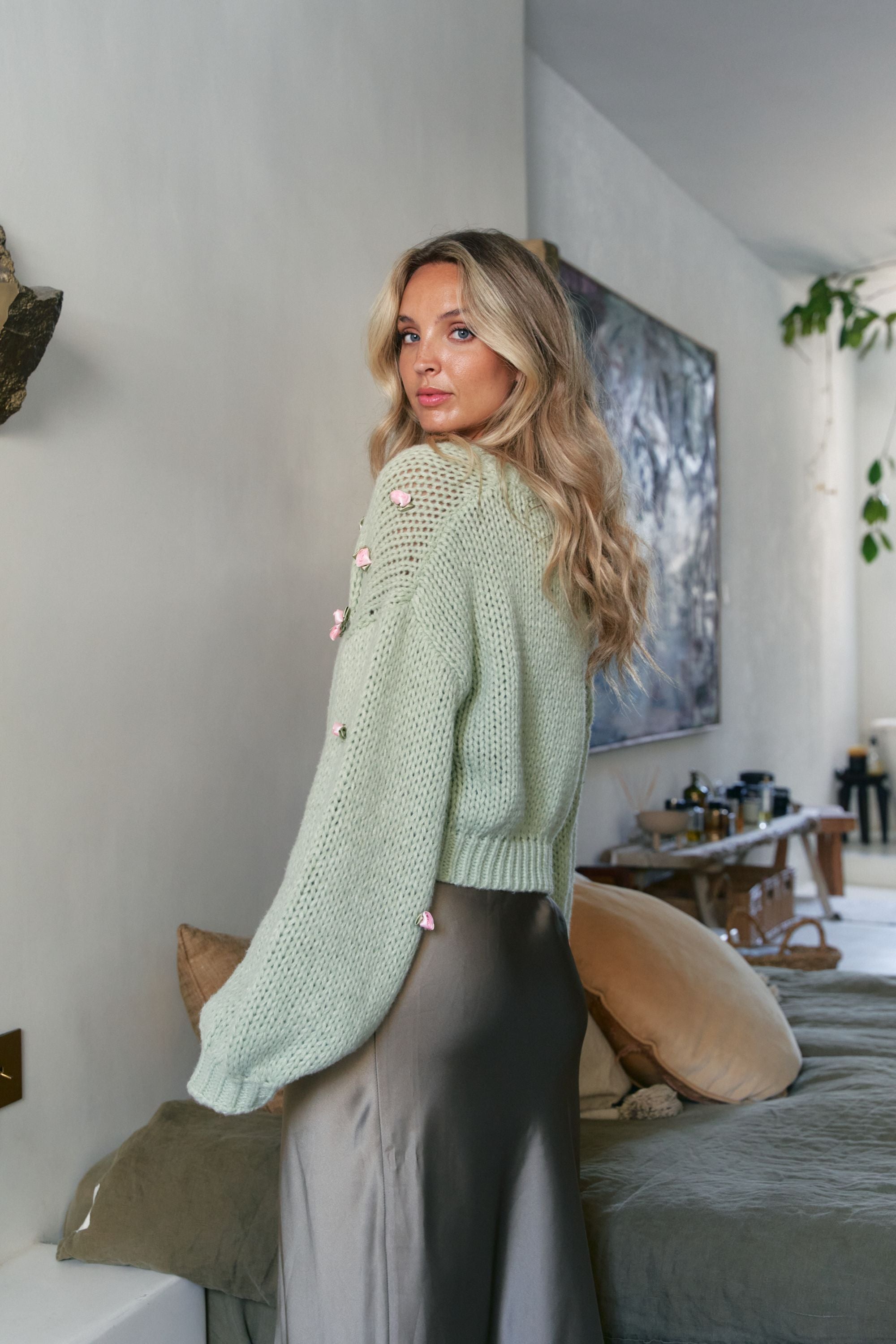 Jaase Rose Garden Strickjacke Frollein Herzblut