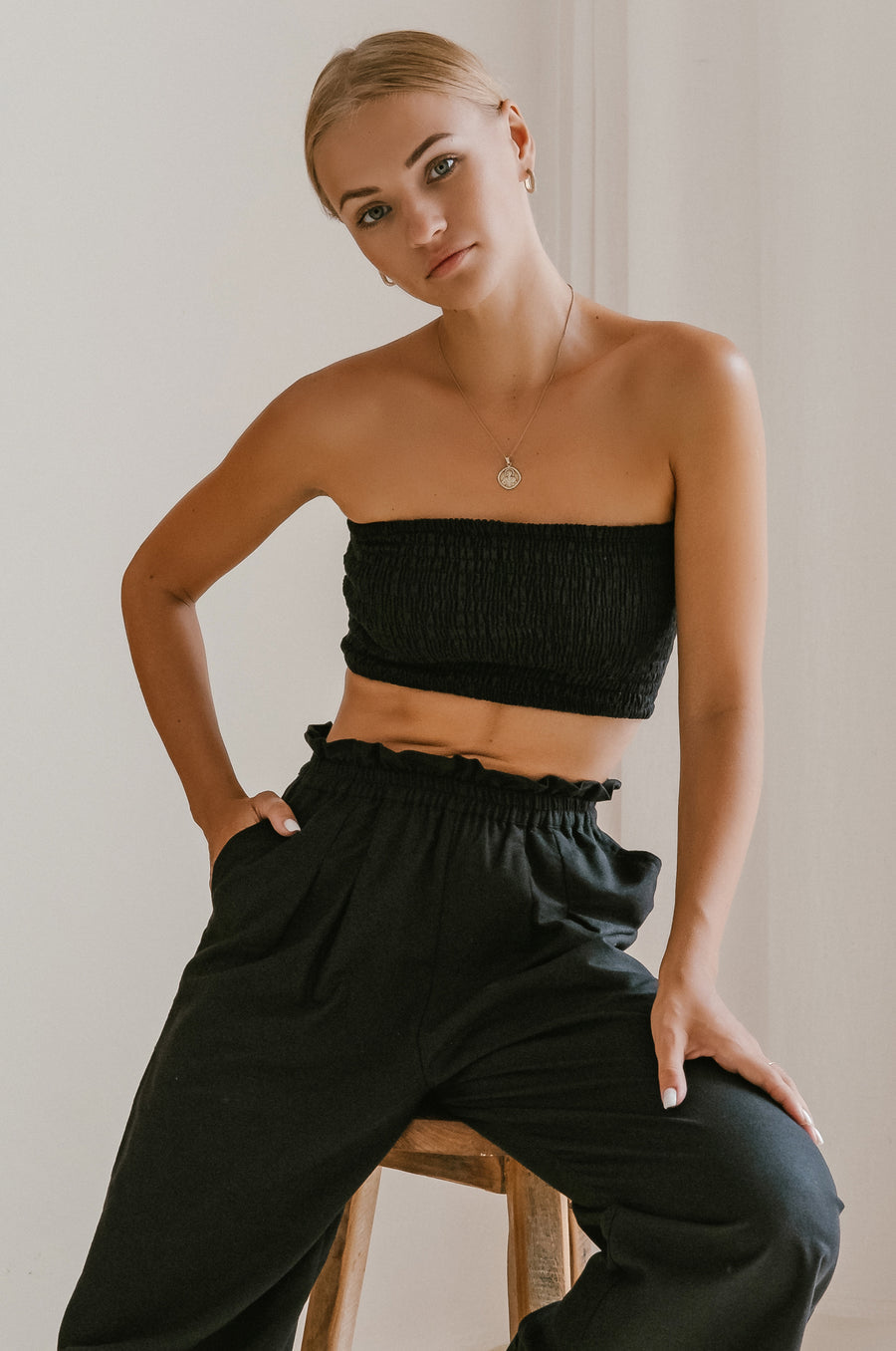 Fenzi Smocked Top Frollein Herzblut