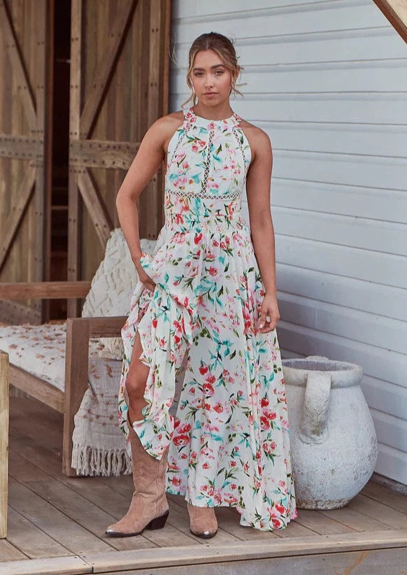 Jaase Solana Print Endless Summer Maxikleid Frollein Herzblut