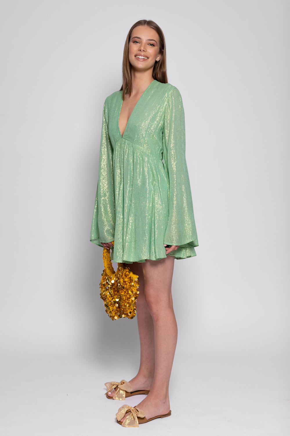 Minikleid Maud Aquamarin Frollein Herzblut