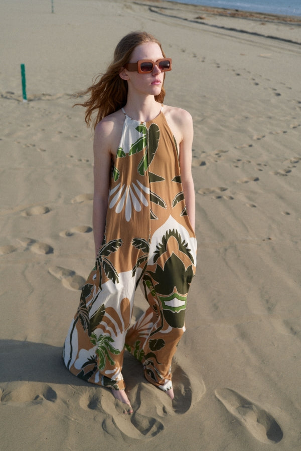 Jumpsuit mit Blütenmuster
