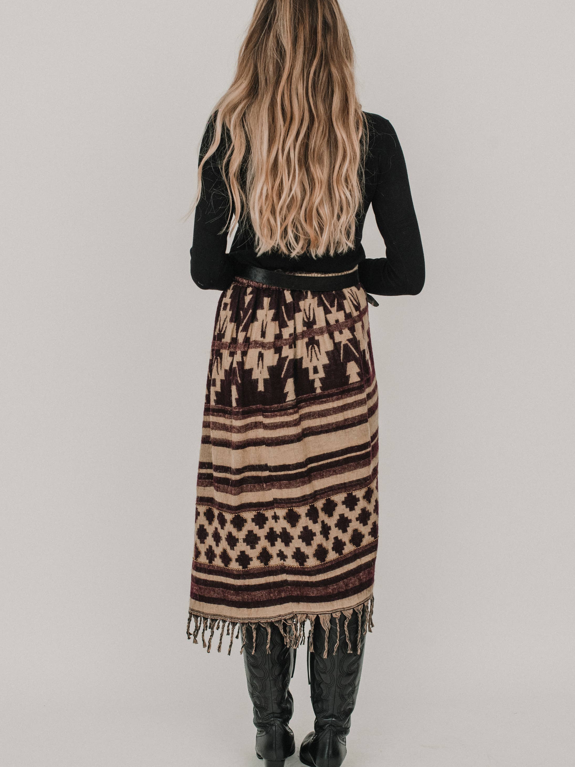 Gaucho Boho Wollrock Piti Cuiti