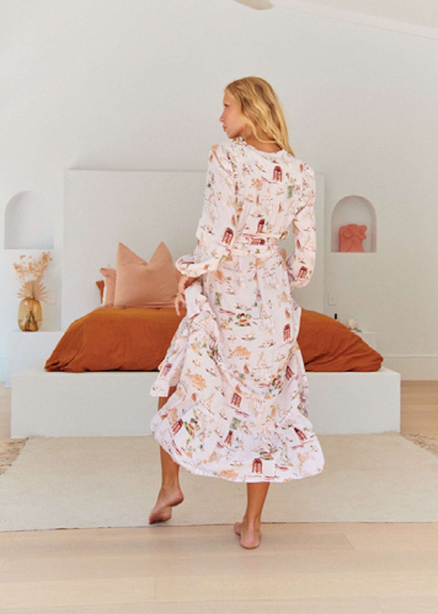 Jaase Ario Print Kensey Maxikleid Jaase