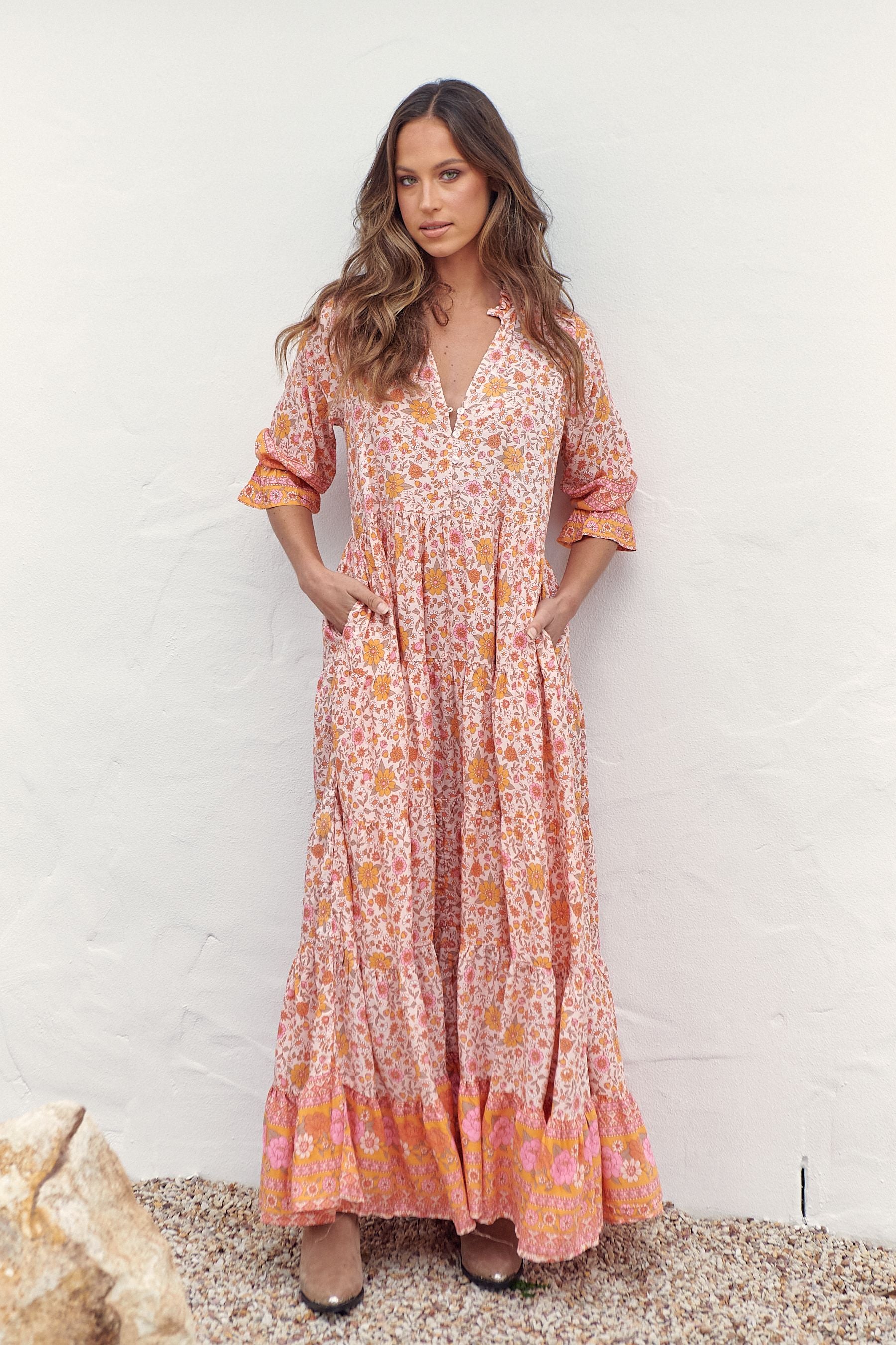 Jaase Clementine Print Tillie Kleid Jaase Australia