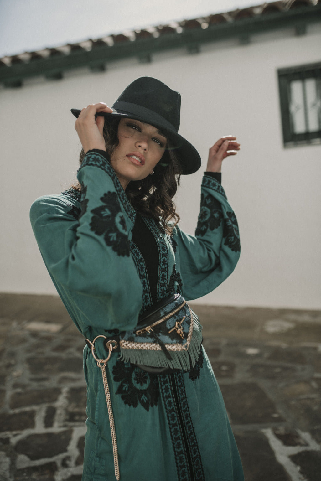 Roma Kimono grün Piti Cuiti