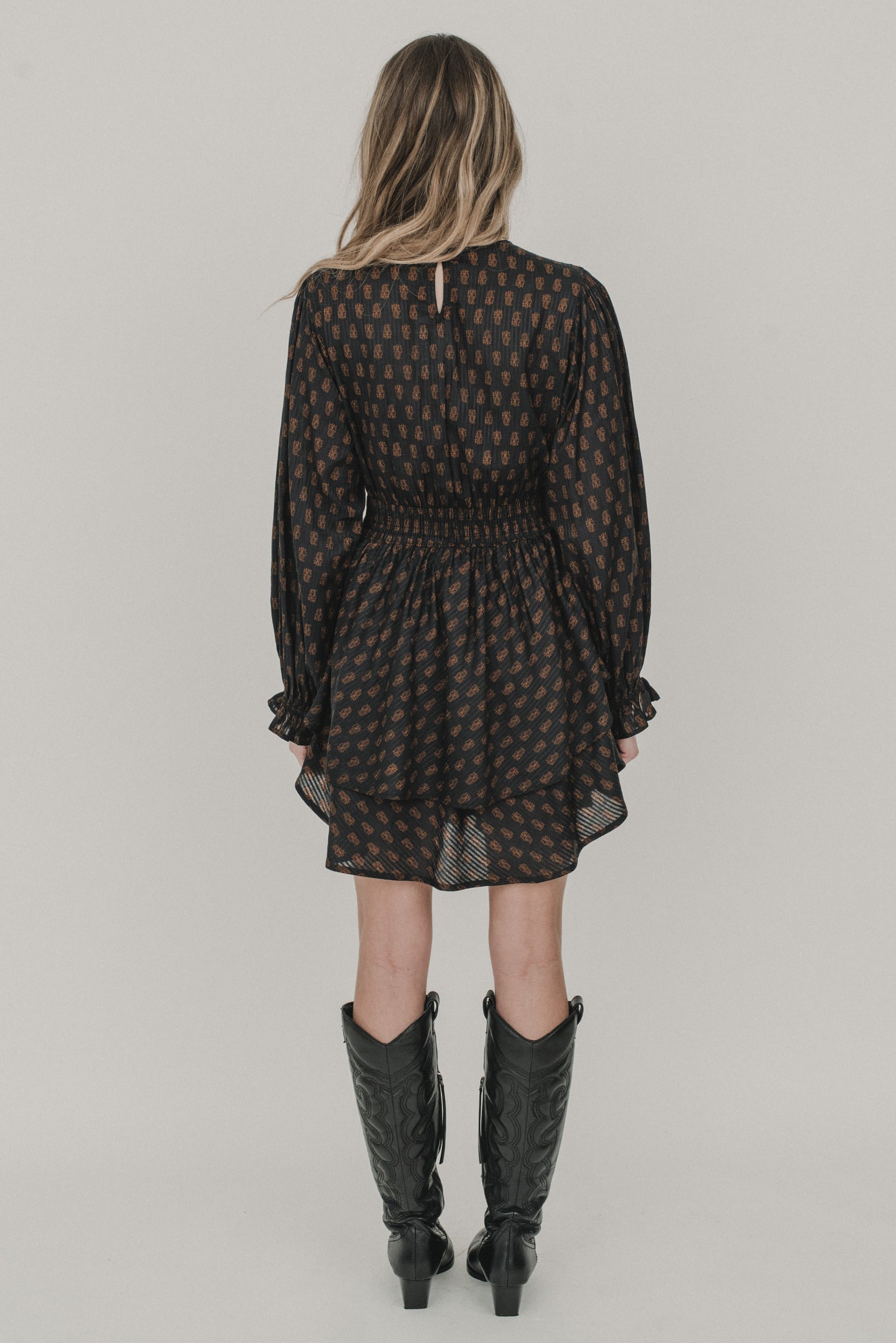 AINA Boho Kleid braun Piti Cuiti