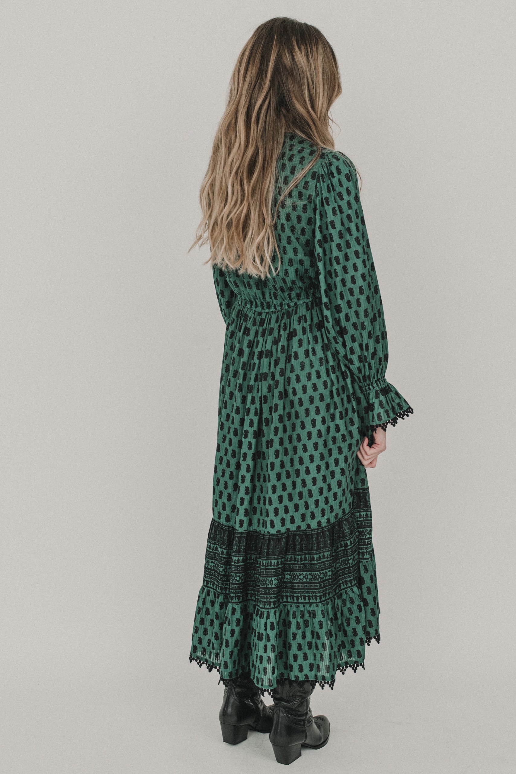 Indira Boho Maxikleid grün Piti Cuiti