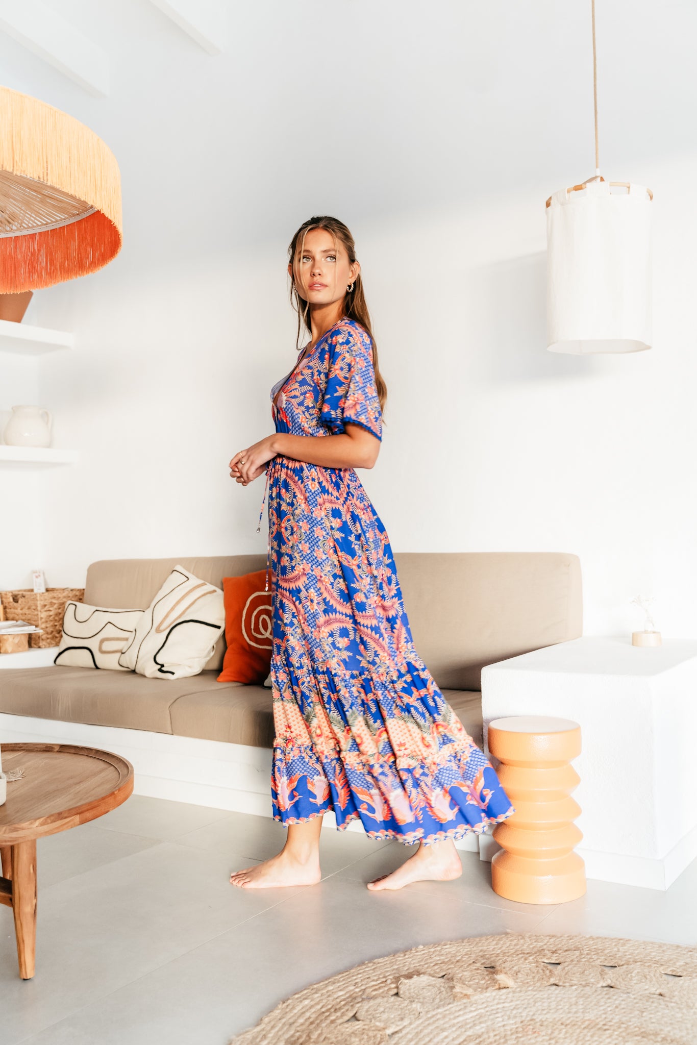 Jaase Bodhi Print Ashland Maxikleid Jaase Australia