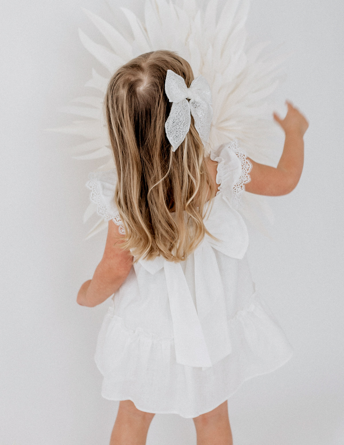 Leinenkleid Everly - Warm White Karibou