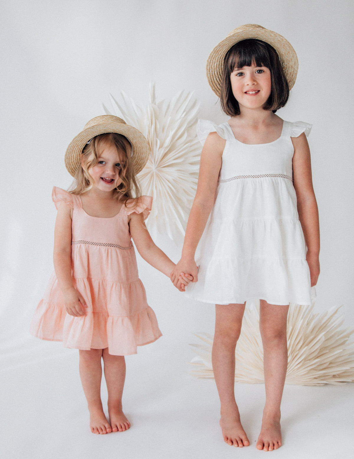 Leinenkleid Harmony warmes weiß Karibou