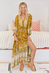 Jaase Gold Dust Print Maxikleid Frollein Herzblut
