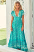 Jaase Bubble Coral Tabitha Maxikleid Jaase Australia