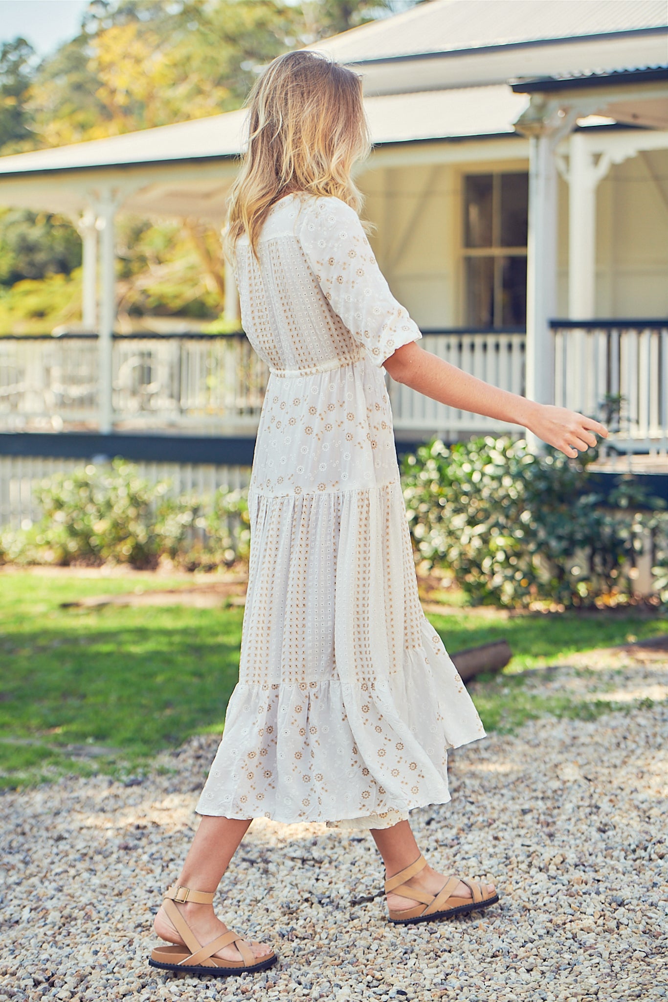 Jaase Whisper Print Tessa Maxikleid Jaase Australia