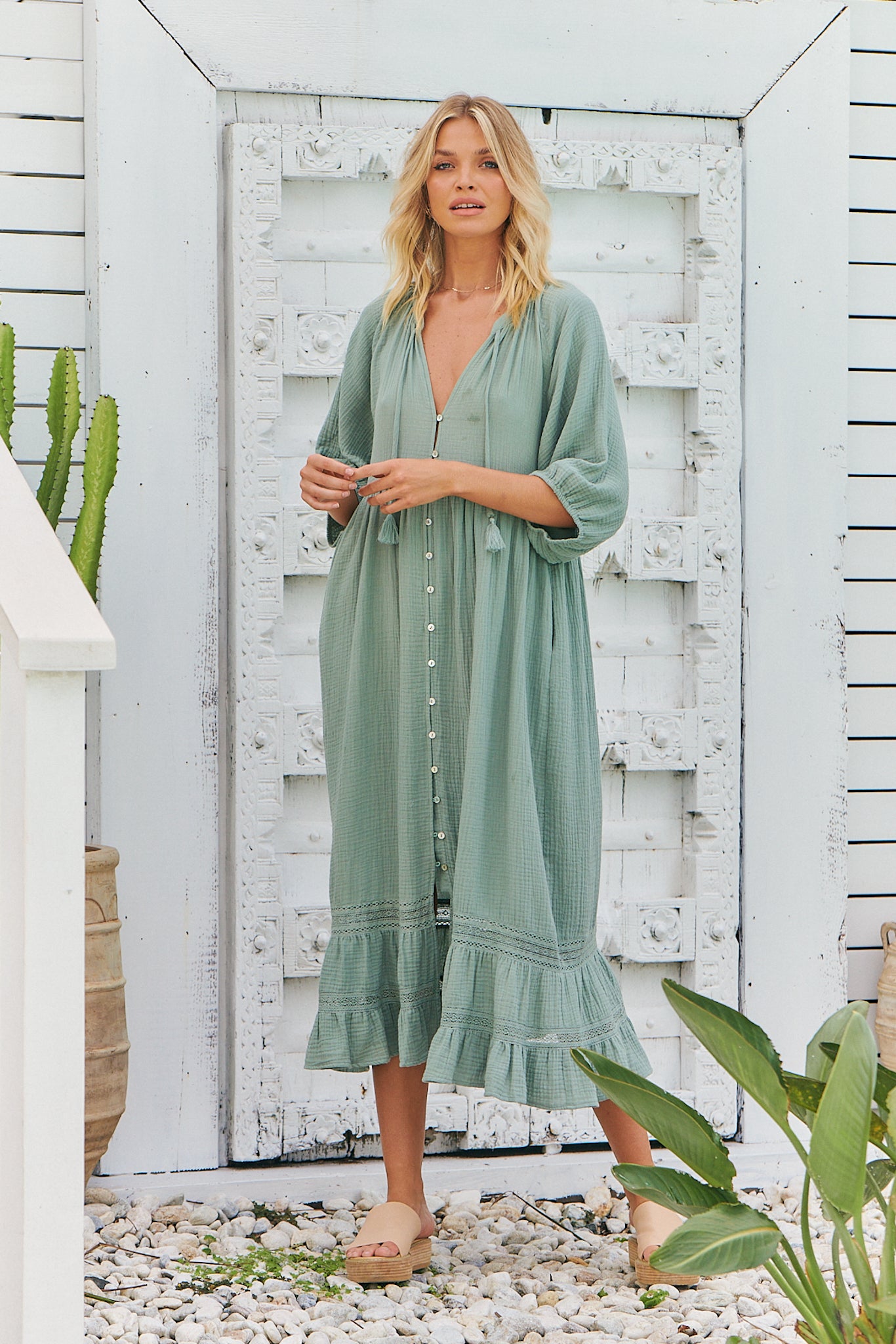 Jaase Shamrock Midikleid Jaase Australia