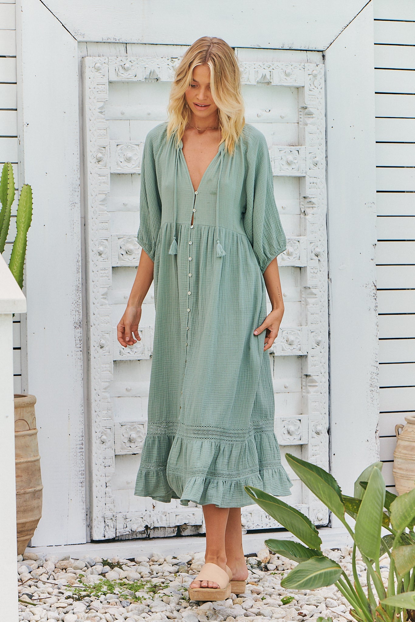 Jaase Shamrock Midikleid Jaase Australia