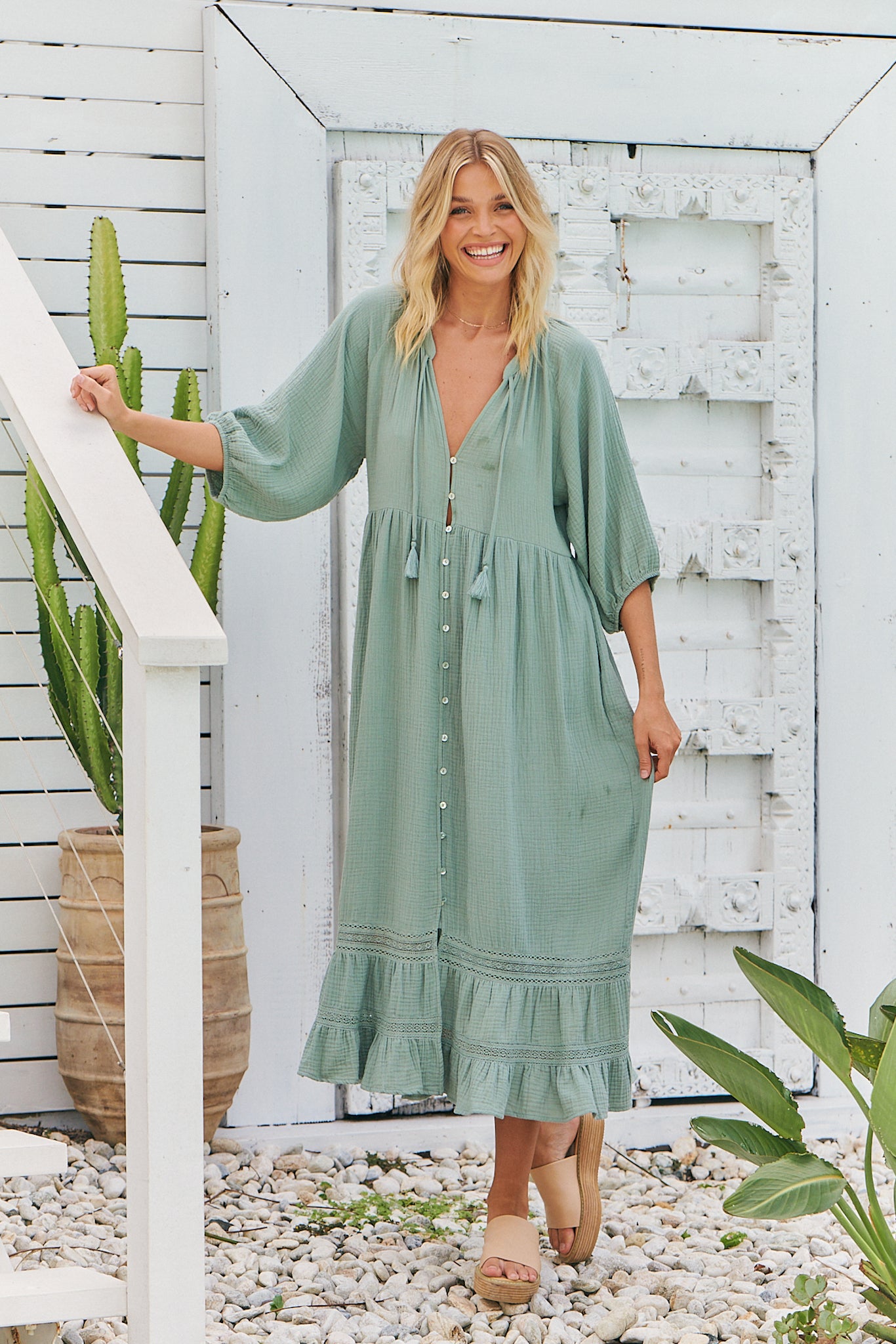 Jaase Shamrock Midikleid Jaase Australia