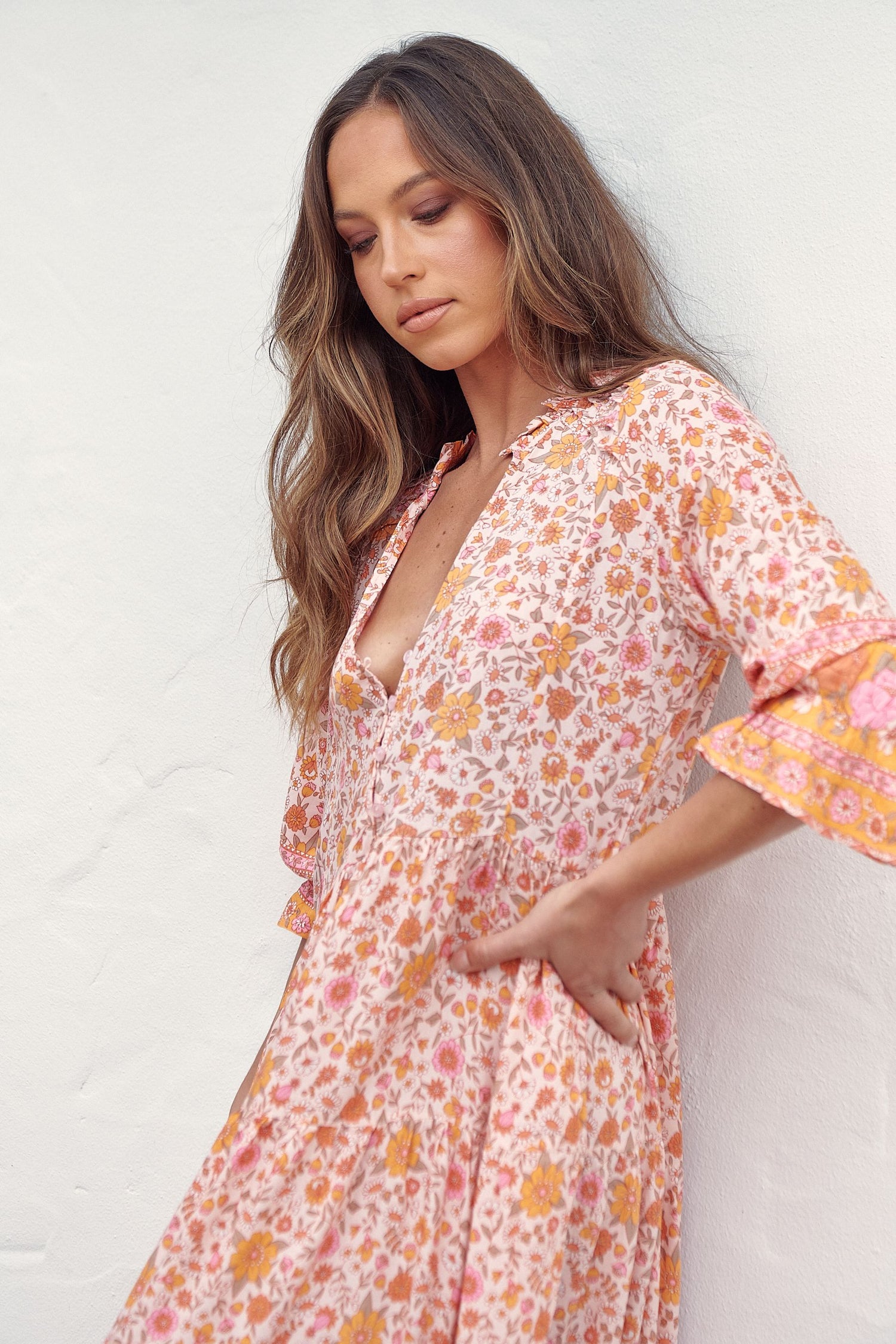 Jaase Clementine Print Tillie Kleid Jaase Australia