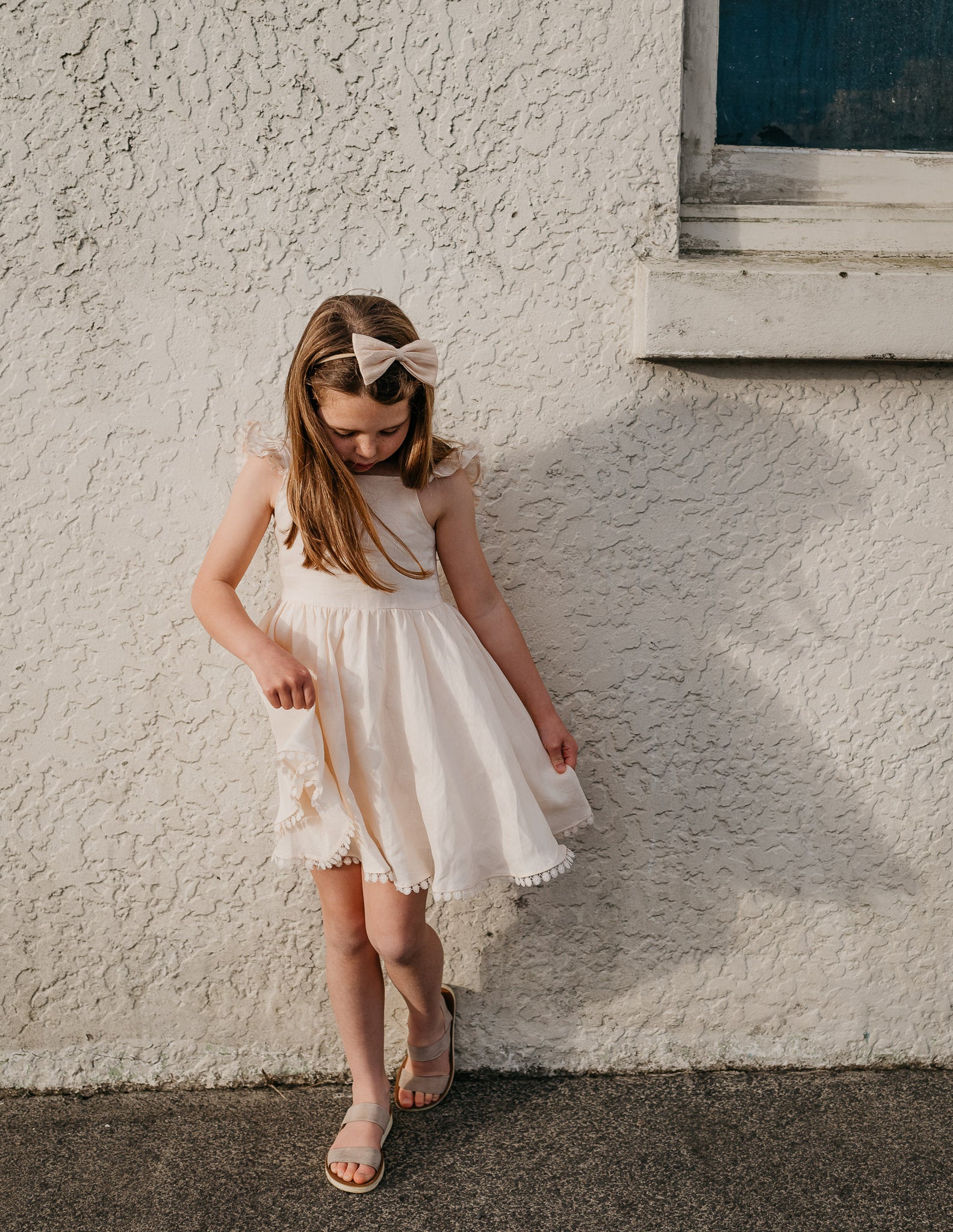 Leinenkleid Alaia Cookie Dough Karibou