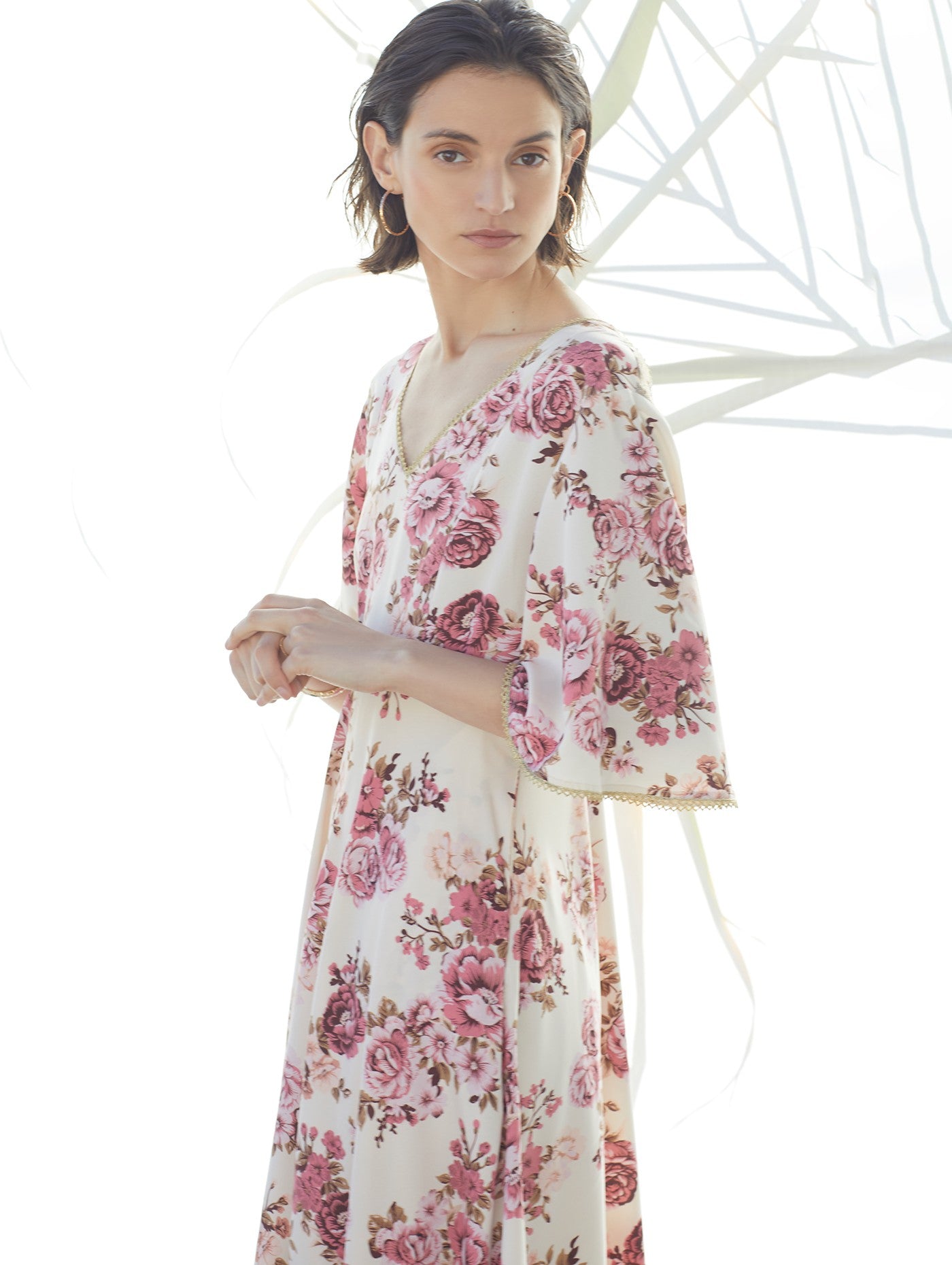 Romantisches Kleid mit Blumenprint Meisie